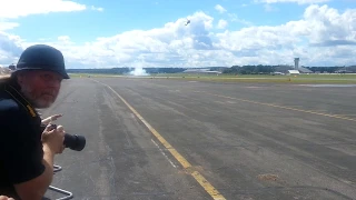 Apache helicopter at the air show