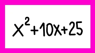 Learn how to develop the perfect square trinomial