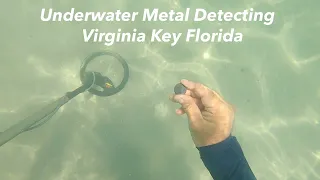 Metal detecting Virginia Key Florida ( underwater )