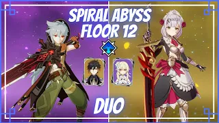 Duo C6 Razor & C6 Noelle | Genshin Impact 2.7 Spiral Abyss Floor 12