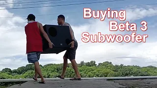 Buying Beta 3 Subwoofer