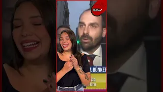 Eduardo Bolsonaro é cortado ao vivo em TV argentina ao defender armas #shorts