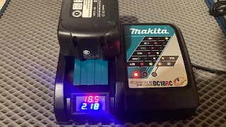 Установка вольтметра/амперметра и вентилятора на зарядное устройство макита/makita dc18rc
