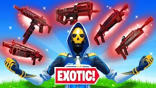 Fortnite but only exotic weapons! First try