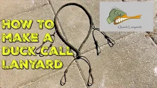 HOW TO Make a DUCK CALL LANYARD