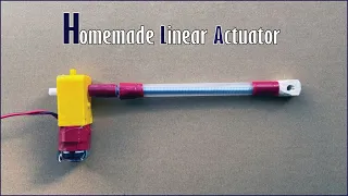 DIY linear actuator || Homemade actuator