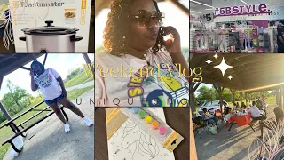 WEEKEND VLOG| SON BIRTHDAY COOKOUT🎉NEW FIVE BELOW•WALMART✨UniqueShonte Vlogs✨