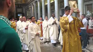 Holy Mass at Santa Maria Maggiore Basilica in Rome 4/05/14