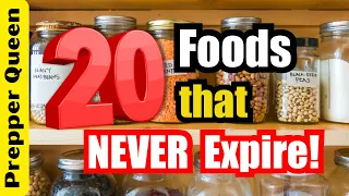 20 Foods That NEVER Expire Every Prepper Must Stock in their Prepper Pantries for Any Emergency