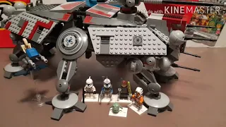 Lego 7675 AT-TE Walker Review (2008 set) and How Many Clones you can Fit Inside