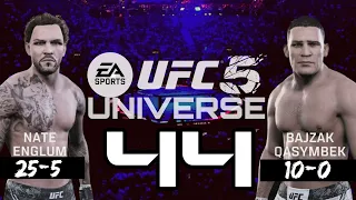 UFC 5 Universe Mode - Part 44 -  NASTY NATE V BAJZAK QASYMBEK