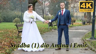 Wedding-Video 4K  Svadba Amina i Emir (1) dio Mladoženja Gračanica Mlada Puračić Asim Snimatelj