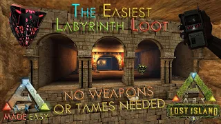 🆕 Easy FREE Loot 💰 Desert Labyrinth Speed Run | Lost Island | ARK: Made Easy