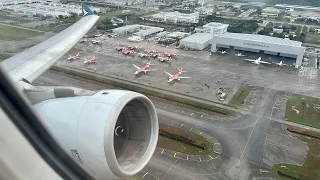TRENT 700 GROWL - Cathay Pacific Airbus A330-343 Takeoff and Climb from Kuala Lumpur Int'l Airport