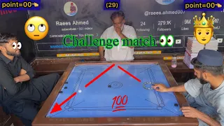 aqib bahir baith k batin krta tha king ko a gya king maidan main 29 point carrom board big match