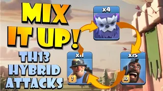 MIX THEM! Yetis | Hogs | Miners - Best TH13 Attack Strategies in Clash of Clans