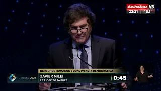 Javier Milei: "No fueron 30.000 desaparecidos, fueron 8753"
