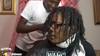 EXTREME FAKE BARBER PRANK !!!! | GIVING STRANGERS BAD HAIRCUTS!! (MUST WATCH) *GONE WRONG*