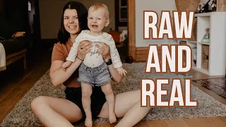 DAY IN THE LIFE OF STAY AT HOME MOM| THE MOST RAW AND REAL| Vlog#4