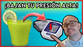 Jugos para BAJAR la PRESION ARTERIAL ALTA || ¡REDUCE tu PRESION de forma NATURAL! | HIPERTENSIÓN