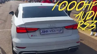 INSANE 1000HP AUDI RS3|| John wick Audi RS3|| Cars924