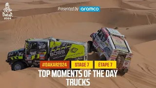 Trucks Top moments - Stage 7 - #Dakar2024