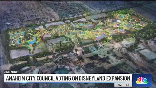 Anaheim city council voting on Disneyland expansion