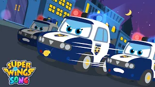 Police car | Kids songs | Car Songs | Super wings Song | NurseryRhymes