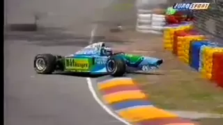 Michael Schumacher F1 crash 1994