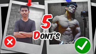 5 Bodybuilding / Fitness mistakes made by Beginners | Workout and Diet mistakes