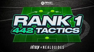 FIFA 23 BEST 442 RANK 1 META TACTICS & INSTRUCTIONS FT. NEALGUIDES