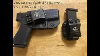 20$ Amazon Glock 43x holster Is it wort it?