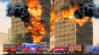 Realistic FIRE Destruction/Survival 2 😱 Teardown