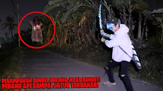 DITANTANG 1VS1 SAMA SUNDEL BOLONG, PEDANG API BIRU SAMPAI TERBAKAR! NAMPAK JELAS BANGET, JAM 1 MALAM