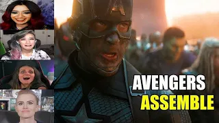 FANS REACT to Captain America Avengers Assemble Scene -  Avengers Endgame