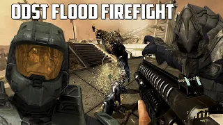 ODST FLOOD FIREFIGHT GAMEPLAY - Halo: The Master Chief Collection Season 8 Flight
