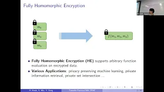 Homomorphic Crypto & LWE (PKC 2024)