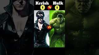 Krrish 🆚 Hulk ❓❓ #shortsvideo #captainamerica #shortsfeed #viralvideo