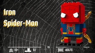 Iron Spider-Man 40670 #lego #brickheadz #timelapse