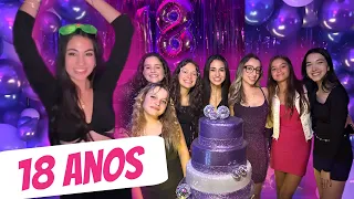 FESTA de 18 ANOS - TEMA EUPHORIA - aniversário da minha Amiga Sofia Pável familyfun5 💜 BelaBagunça