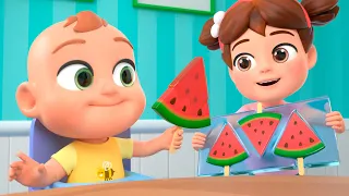 Watermelon Ice Cream Song | Lalafun Nursery Rhymes & Educational Songs for Kids