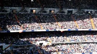 Santiago Bernabéu last row view