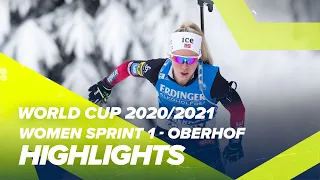 Oberhof World Cup 5 Women Sprint Highlights