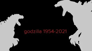 Godzilla evolution 1954-2021 remake Dc2 animation