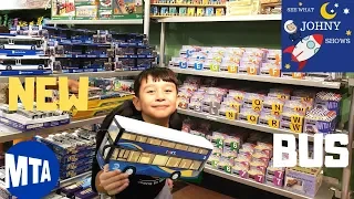 Johny Goes To NYC MTA Transit Museum Store For NEW MTA Double Decker Bus Toy & Subway Toys