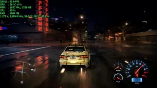 Тест FX 6300 + RX 470 в игре Need For Speed 2015