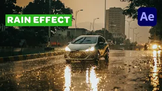 How To Create Rain VFX | Adobe After Effects Tutorial