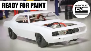 Parts Bin 1/25 Scale Micro RC 1969 Camaro Build Part 2: Electronics, Body Mounts, and Test Drive!