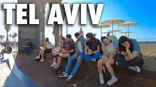 LOVELY AND BEAUTIFUL CITY OF LOVE TEL AVIV, Israel | 4K 60 FPS UHD Relaxing Virtual Walk