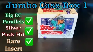 2023 Topps Series 1 Jumbo Case Rip Box #1